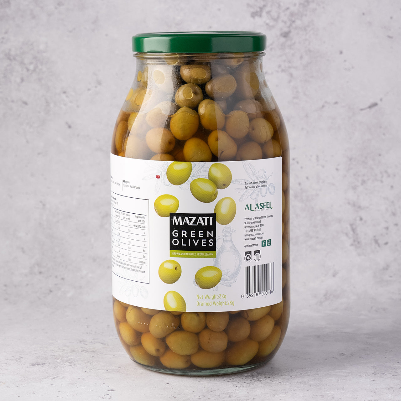 Green Olives 3kg