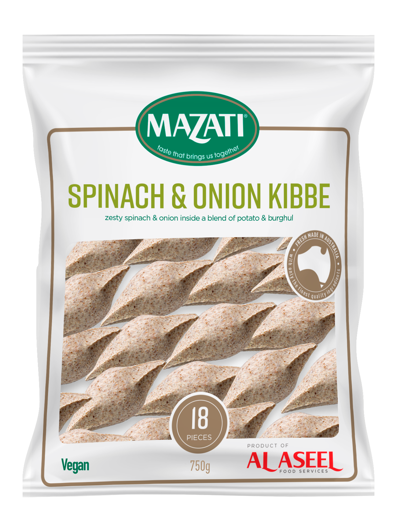 Spinach & Onion Kibbe