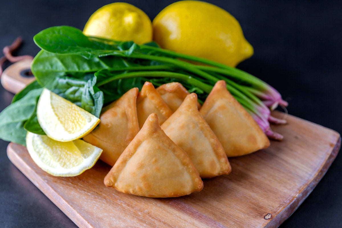 Spinach & Onion Triangles